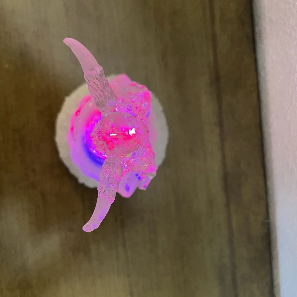 Christmas Angel Hard Plastic Rotating Colors 5.5